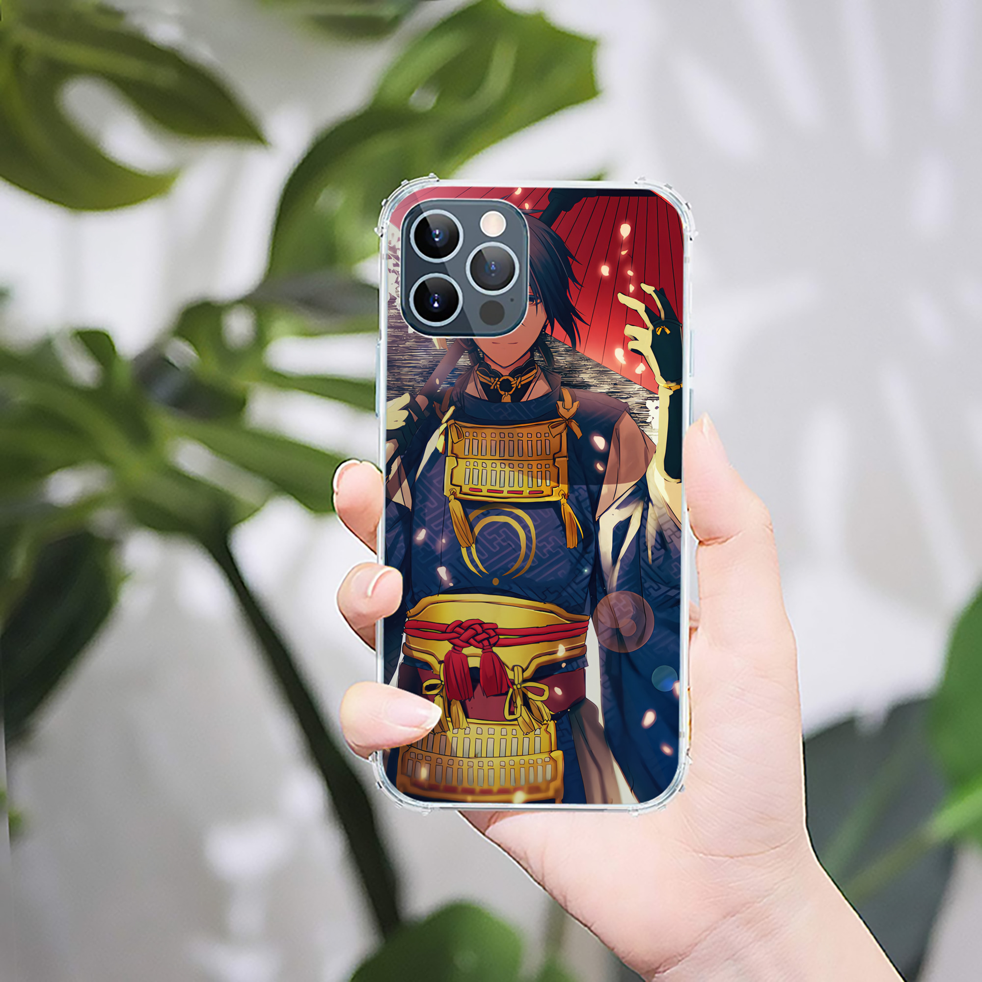 （画像用） 刀剣乱舞 Touken Ranbu 【iPhone 12シリーズ対応】透明スマホケース（クリアソフトケース）